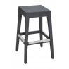 Panama Jack Outdoor Onyx Backless Barstool