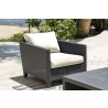 Panama Jack Outdoor Onyx Lounge Chair with Cushions