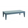 Panama Jack Outdoor Onyx Rectangular Coffee Table with Glass