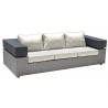 Panama Jack Outdoor Onyx Sofa with Cushions