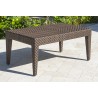 Panama Jack Outdoor Oasis Coffee Table with Glass Outdoor