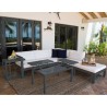Panama Jack Outdoor Sandcastle Grey 5-Piece Sectional Set 001