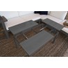 Panama Jack Outdoor Sandcastle Grey 5-Piece Sectional Set 003