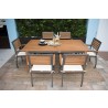 Panama Jack Outdoor Boca Grande 7-Piece Rectangular Dining Set 