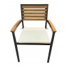 Panama Jack Outdoor Boca Grande Stackable Dining Armchairs (Set of 2) 001