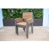 Panama Jack Outdoor Boca Grande Stackable Dining Armchairs (Set of 2)