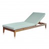 Panama Jack Outdoor Bali Teak Chaise Lounge with Cushion