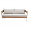 Panama Jack Outdoor Bali Teak Sofa Front