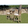 Panama Jack Outdoor Austin 3-Piece Round Pub Table Set 001