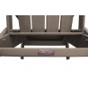 Panama Jack Outdoor Polyresin Folding Adirondack Chair Taupe - Logo View