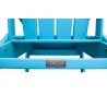 Panama Jack Outdoor Polyresin Folding Adirondack Chair Teal - Logo View