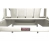 Panama Jack Outdoor Polyresin Folding Adirondack Chair White - Logo View