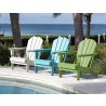 Panama Jack Outdoor Polyresin Folding Adirondack Chair