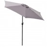 Panama Jack Outdoor 9 Ft Alum Patio Umbrella W/Crank- Grey