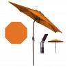 Panama Jack Outdoor 9 Ft Alum Patio Umbrella W/Crank- Org