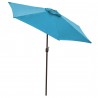 Panama Jack Outdoor 9 Ft Alum Patio Umbrella W/Crank- Teal