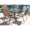 Panama Jack Outdoor Cafe 5 PC High back Sling Dining Set