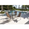 Panama Jack Outdoor Cafe 5 PC High back Sling Dining Set 004