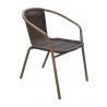 Panama Jack Outdoor Set of 4 Café Stackable Armchair