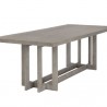 Sunpan Disera Dining Table 96'' in Ash Grey - Front Side Angle