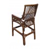 Panama Jack Sunroom Bora Bora Barstool with Cushion - Back View