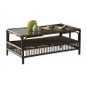 Panama Jack Sunroom Bora Bora Coffee Table with Glass