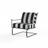 Provence Club Rocker in Cabana Classic w/ Self Welt* Grade B - Front Side Angle