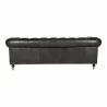 Moe's Home Collection Birmingham Sofa in Onyx Black Leather - Back Angle - Moe's Home Collection Birmingham Sofa in Onyx Black Leather - Back Angle
