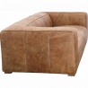 Moe's Home Collection Bolton Sofa - Open Road Brown Leather - Side Angle