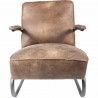 Moe's Home Collection Perth Club Chair - Light Brown - Front Angle