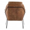 Moe's Home Collection Greer Club Chair - Cappuccino - Rear