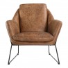 Moe's Home Collection Greer Club Chair - Cappuccino - Front