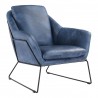 Moe's Home Collection Greer Club Chair - Blue - Perspective