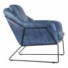Moe's Home Collection Greer Club Chair - Blue - Side