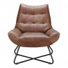 Moe's Home Collection Graduate Lounge Chair - Front Angle