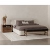 Moe's Home Collection Teatro Bench Onyx Black Leather - Lifestyle