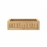 Anderson Teak Straight Modular Planter - Front - Anderson Teak Straight Modular Planter - Front