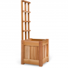 All Things Cedar 12w x 12d x 13h Set of 2 Planter Box's with Trellis - Side