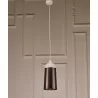 Abel Pendant Lamp In Silver And White Aluminium - Lifestyle - Abel Pendant Lamp In Silver And White Aluminium - Lifestyle