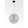 Lucius Pendant Lamp Stainless Steel - White BG