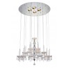 Macy Pendant Lamp Clear Glass And Crystal - Large