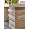 Essentials For Living Plaza Extension Dining Table - Leg Angled View - Essentials For Living Plaza Extension Dining Table - Leg Angled View