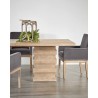 Essentials For Living Plaza Extension Dining Table - Leg Close-up Lifestyle