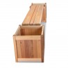 3 - Piece Planter Bench Set - Side