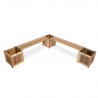 5 - Piece Planter Bench Set - Lifestyle