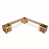 5 - Piece Planter Bench Set - Lifestyle - 5 - Piece Planter Bench Set - Lifestyle