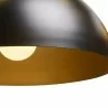 Sunpan Lohn Pendant Light Matte Black - Closeup Angle - Sunpan Lohn Pendant Light Matte Black - Closeup Angle