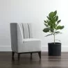Sunpan Modular Banquette Corner Seat Polo Club Stone - Lifestyle - Sunpan Modular Banquette Corner Seat Polo Club Stone - Lifestyle