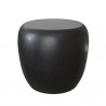 Sunpan Iolite End Table in Black - Front Angle