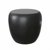 Sunpan Iolite End Table in Black - Front Angle - Sunpan Iolite End Table in Black - Front Angle